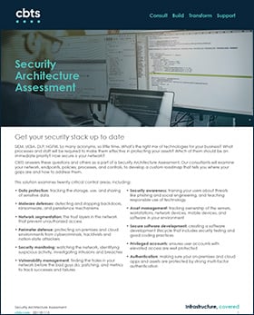 Security Architecture Assessment - Infosheet - Request Download