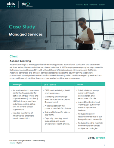 Managed Services - Ascend Learning