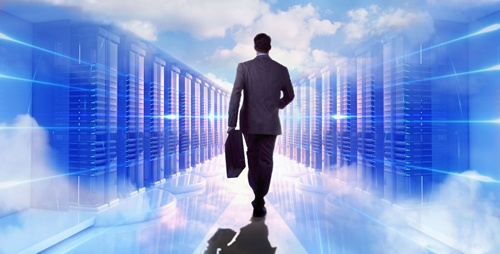 Man walking into cloud servers 500x250.jpg